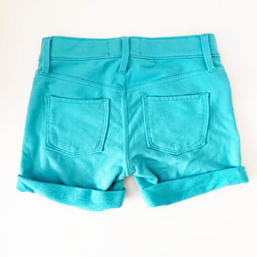 Old Navy French Terry Rolled-Cuff Midi Shorts for Girls— Size SMALL (6-7) - Picture 2 of 5